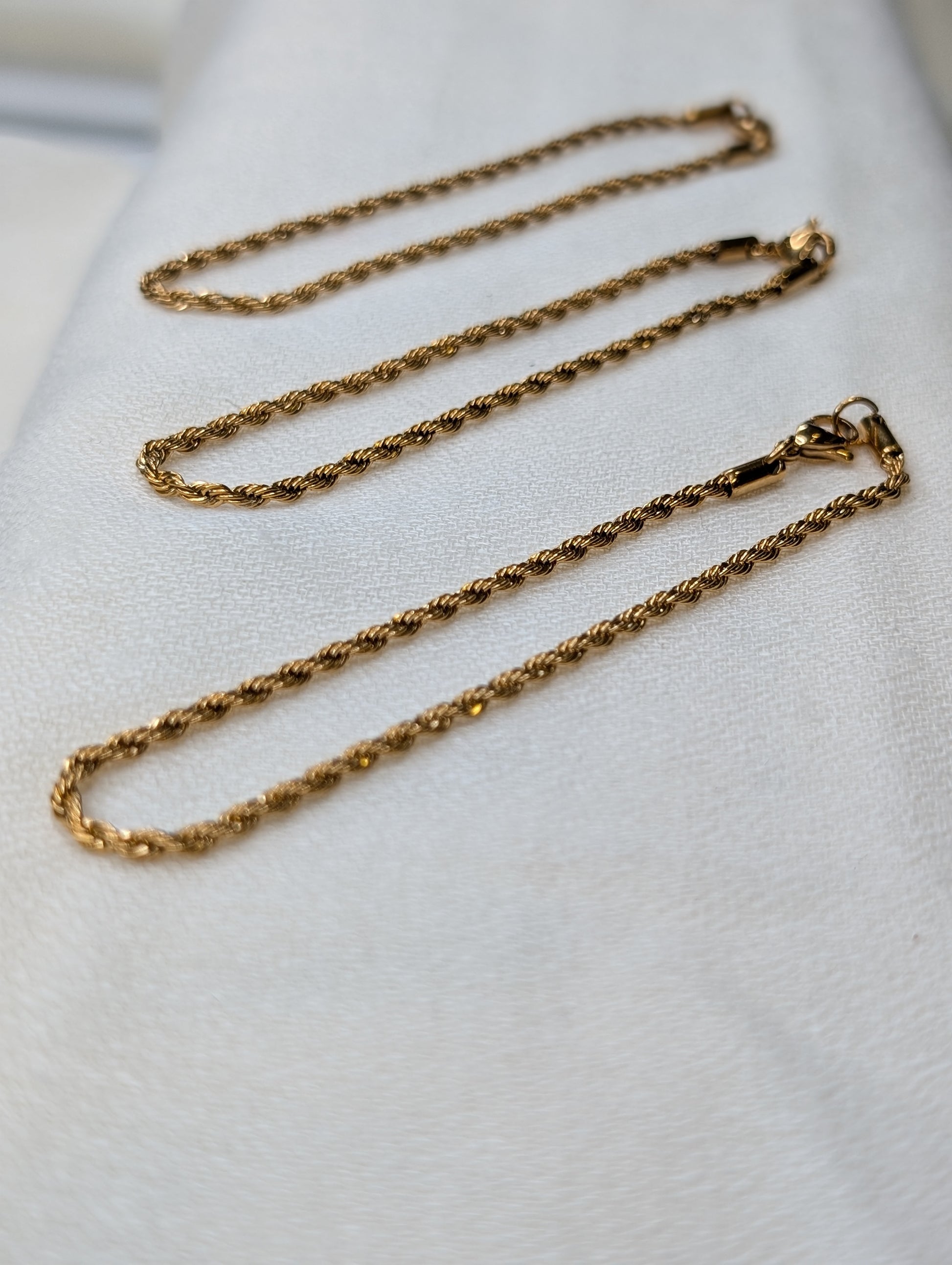 Goldkette & Armband