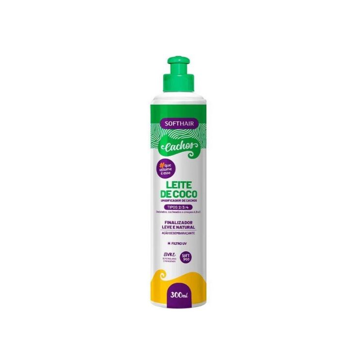 Leave-in Feuchtigkeitscreme Kokosmilch für weiches Haar, 300 ml